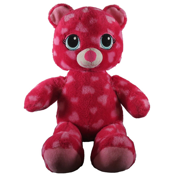 Build a Bear 17" Teddy Bear Red  Hearts Valentine Day 2015 Plush Stuffed Animal - Picture 1 of 14